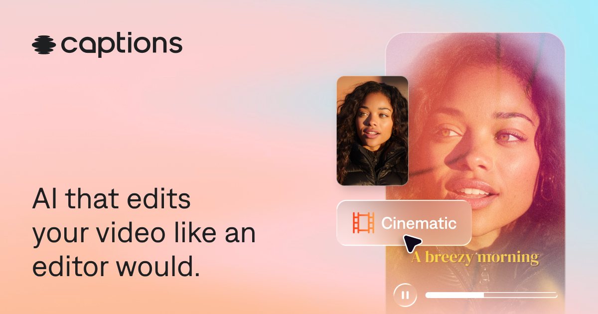 Official media from the Captions website