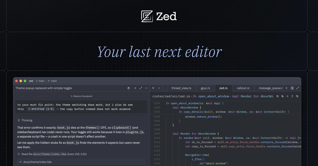 Official media from the Zed website
